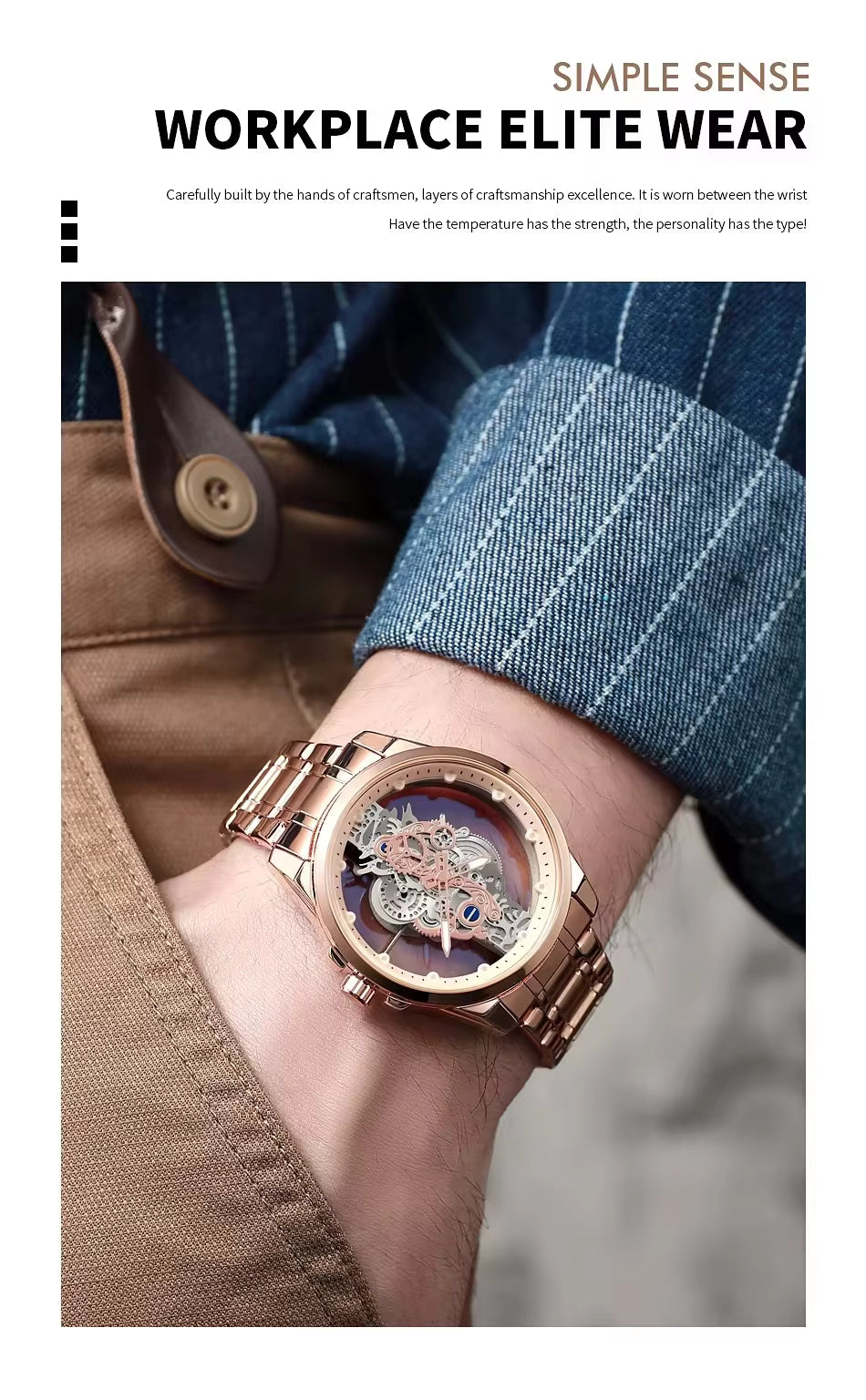 Montre Squelette Prestige — Collection 2026 | Maison-Oumti